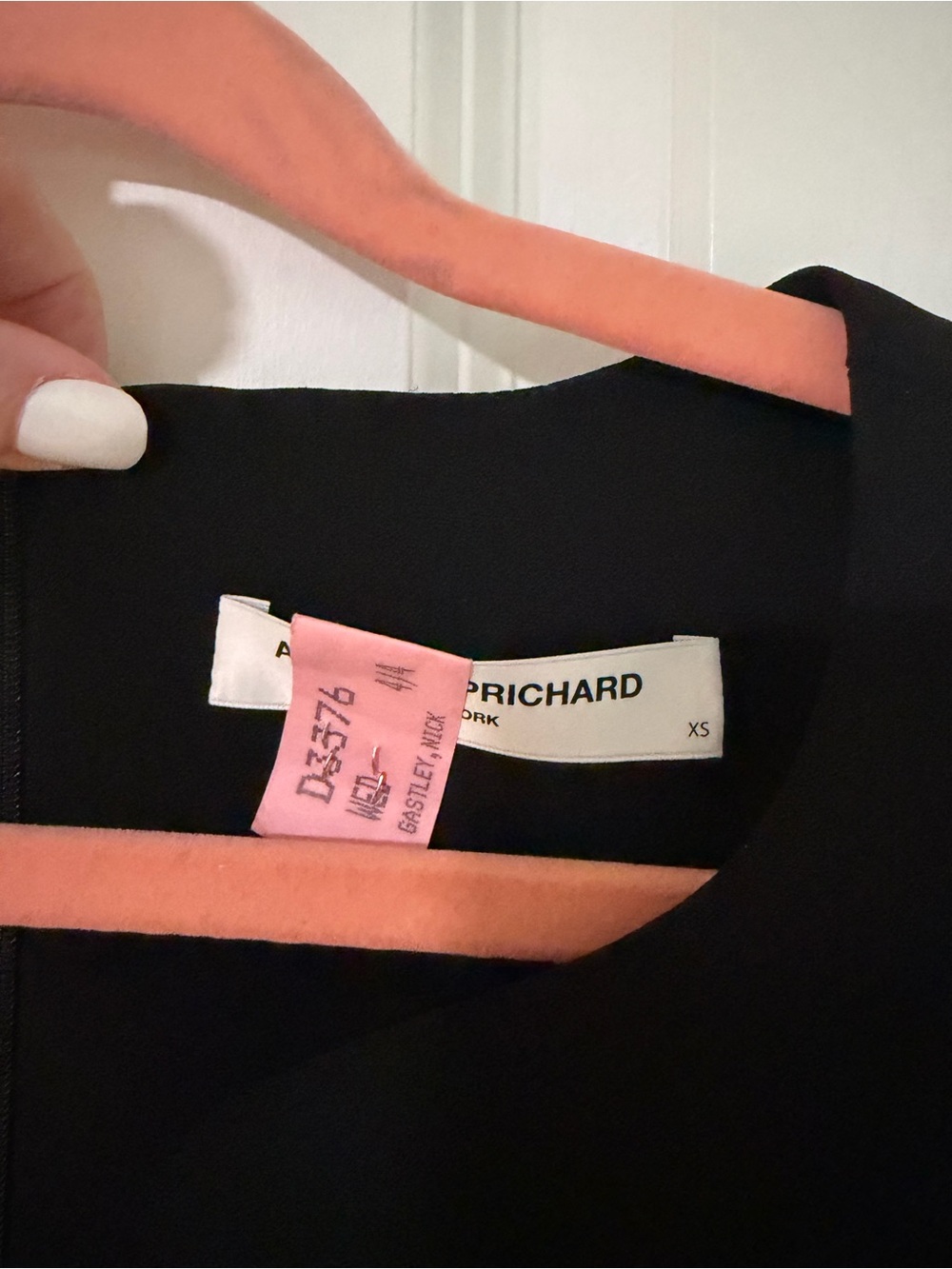Amanda Uprichard Puzzle Mini Dress Black XS - Picture 3 of 4